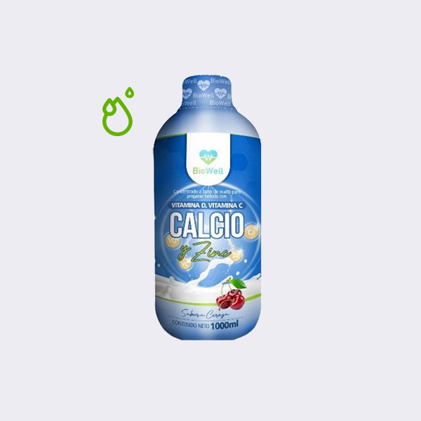 Calcio + Vitaminas D, C y Zinc - 1000ml