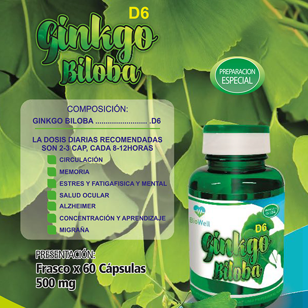Ginkgo Biloba 60 cápsulas - Image 3
