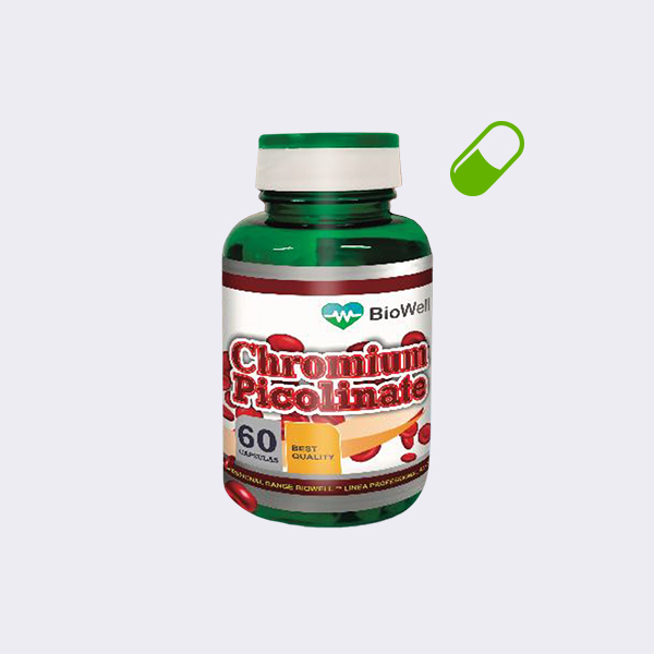 Picolinato de cromo 60 cápsulas
